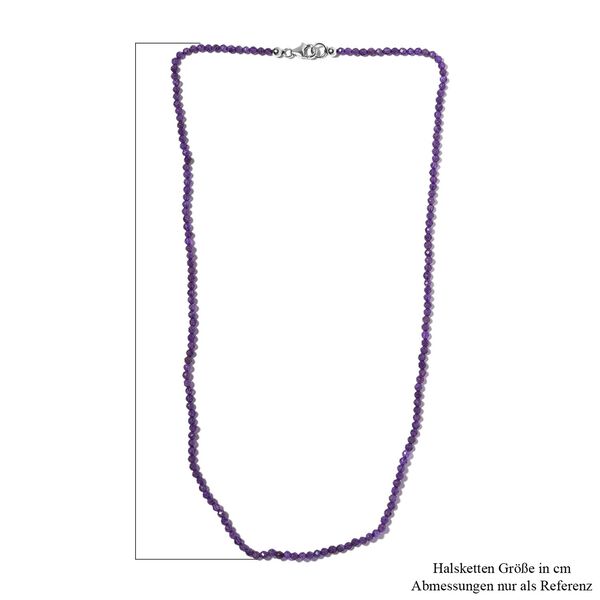Afrikanische Amethyst-Halskette, 50 cm - 30 ct. image number 6