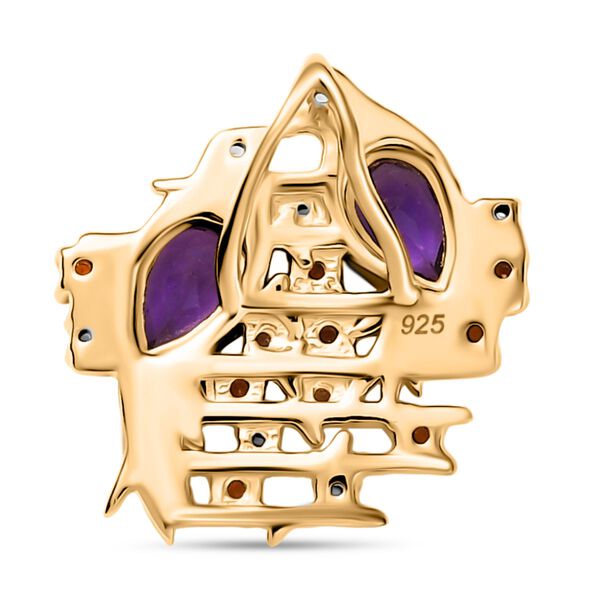 AA Afrikanischer Amethyst, roter Granat und Zirkon Anhänger - 0,67 ct. image number 5