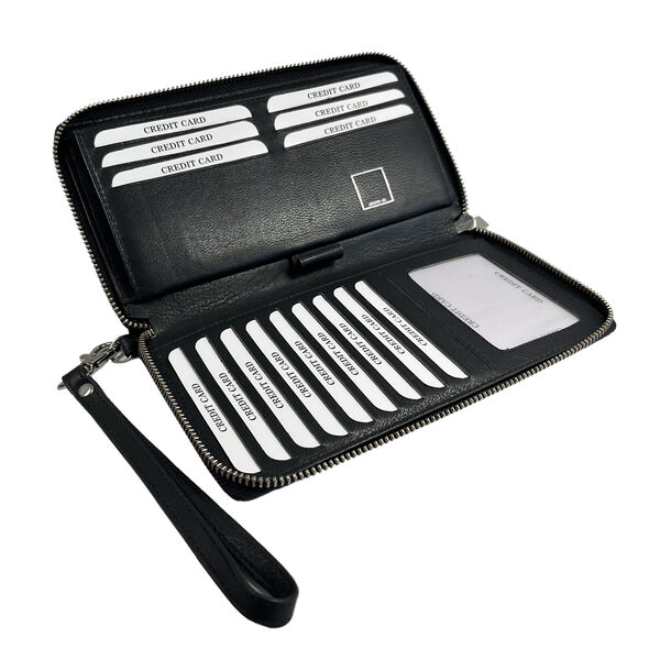 Echtleder Geldb&ouml;rse, rot image number 4