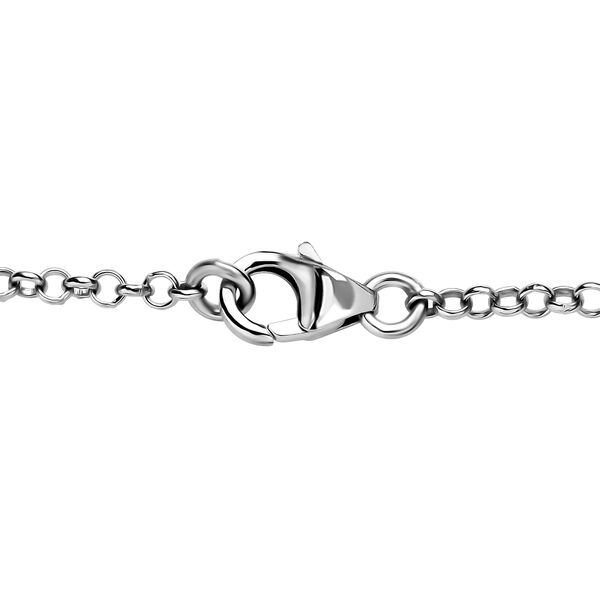 Polki Moissanit Halskette ca. 45 cm 925 Silber rhodiniert ca. 8.00 ct image number 4