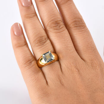 Prasiolith Ring - 2,66 ct.