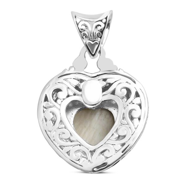 Blau Mabe Perle (12 mm) Anhänger 925 Silber image number 3