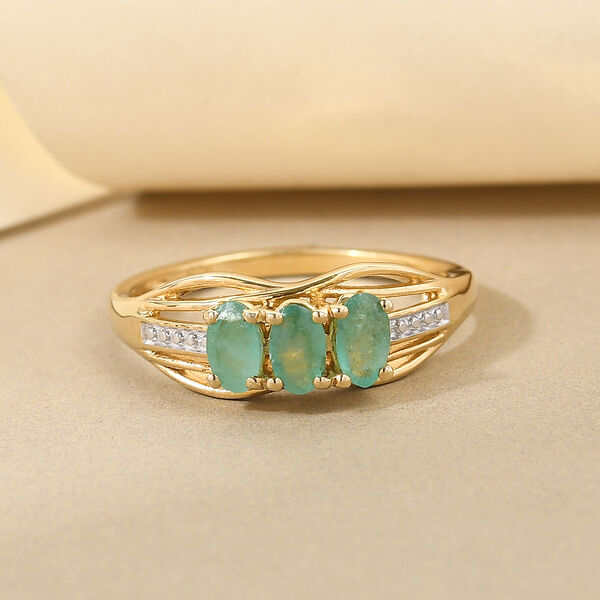 Kagem sambischer Smaragd-Ring - 0,62 ct. image number 2