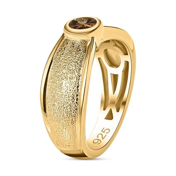 AA natürlicher, goldener Tansanit-Ring - 0,37 ct. image number 5