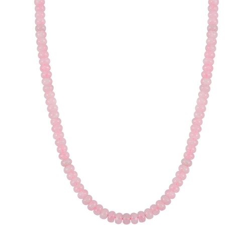 Rosenquarz Halskette, 45+5 cm - 200 ct. image number 0