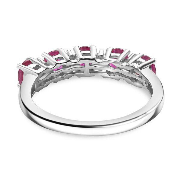 Afrikanischer Rubin und Zirkon Ring - 1,42 ct. image number 6