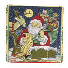 2er-Set Jacquard gewebte Kissenbezüge, Weihnachtsmann, Größe 45,7x45,7 cm  image number 3