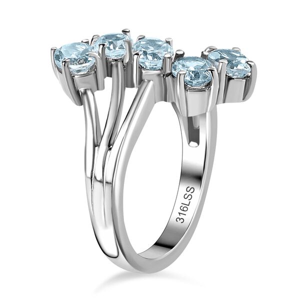 Himmelblauer Topas-Ring - 2,74 ct. image number 5