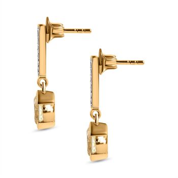 Triphan und Zirkon Ohrringe - 2,24 ct.