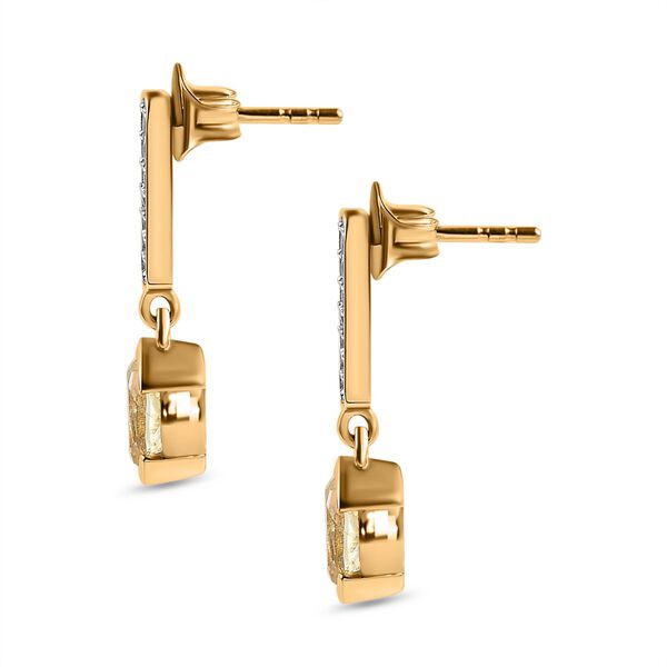 Triphan und Zirkon Ohrringe - 2,24 ct. image number 3