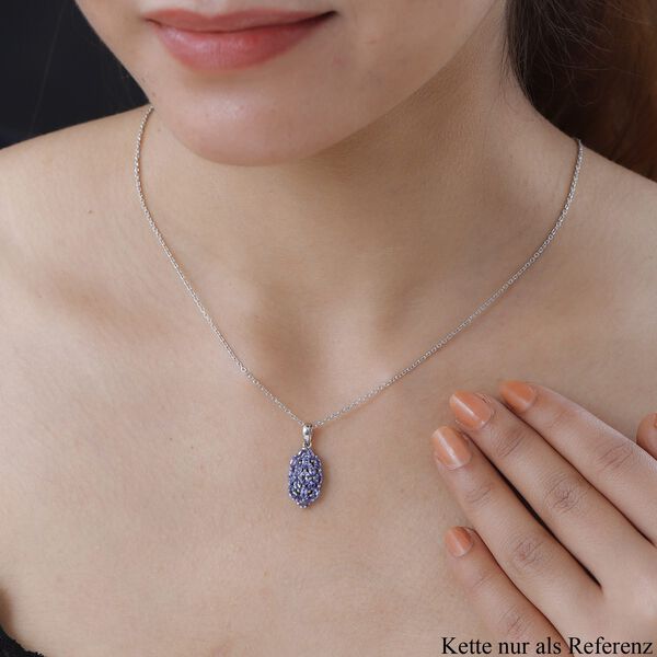 Tansanit Cluster Anhänger - 2 ct. image number 2