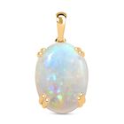 AAAA Natürlicher, äthiopischer Welo Opal Anhänger 585 Gold ca. 14,87 ct.