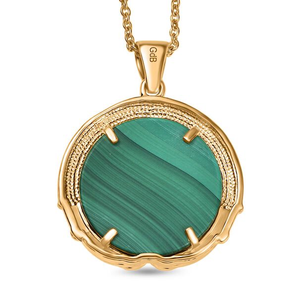 Malachit Anhänger mit 50cm Kette - 6,81 ct. image number 5
