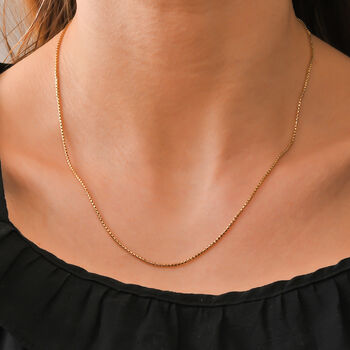 Italienische venezianische Box-Kette 45 cm