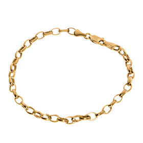 Belcher-Kette-Armband in 585 Gold, 19 cm