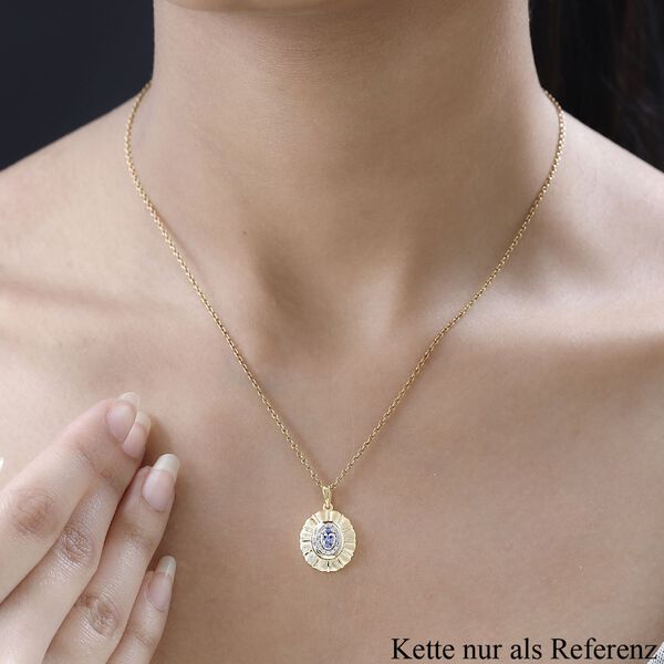 AA Tansanit und Zirkon Anh&auml;nger - 0,41 ct. image number 2