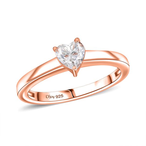 D&rsquo;Joy Moissanit Schmuckset, 925 Silber 750 Ros&eacute;gold Vermeil - 1,46 ct. image number 4