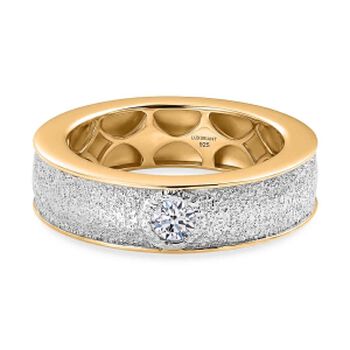 LUXURIANT SI-GH Labor Diamant zweifarbiger Bandring - 0,20 ct.