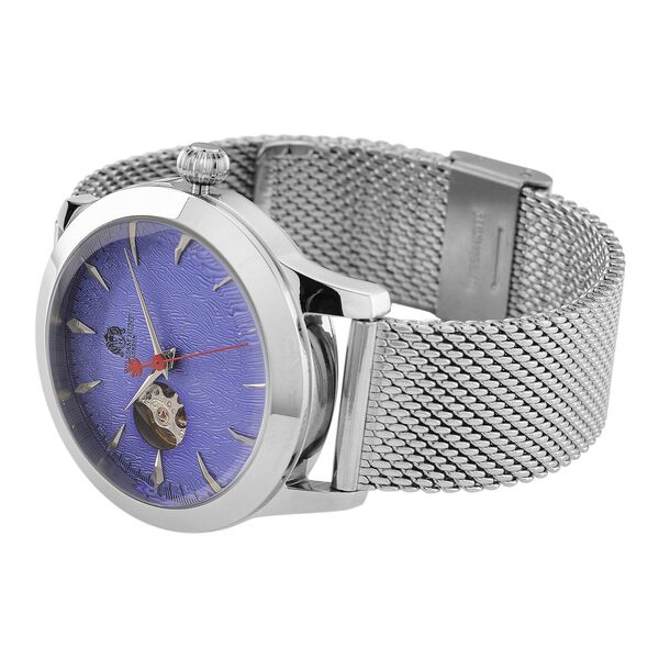 LUXUS SAMMLER EDITION - William Hunt Uhr, SEIKO AUTOMATIK Uhrwerk, Saphir Glashäuser, 5 ATM, Goldfarbene Edelstahl Armband image number 5