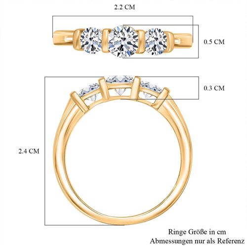LUXURIANT DIAMOND- SGL zertifizierter VS-GH Labor Diamant Ring - 1 ct. image number 5
