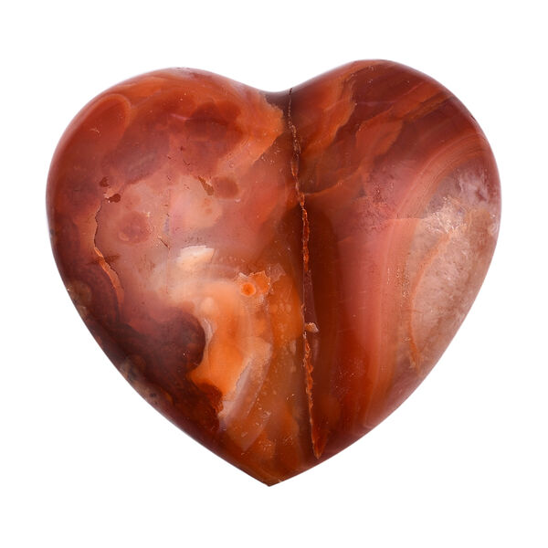 Karneol Herz 2-3 cm - M, ca. 300 cts.