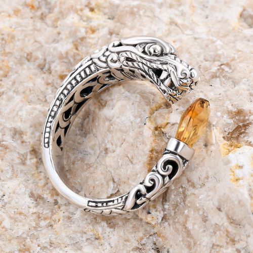 Royal Bali Kollektion- Citrin Ring- 3 Ct. image number 1