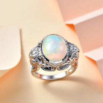 AA Nat&uuml;rlicher, &auml;thiopischer Welo Opal Ring - 4,18 ct.