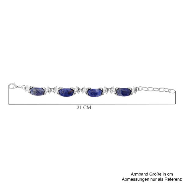 Schwarzes Obsidian 15,25+2,5cm Armband - 65 ct. image number 6