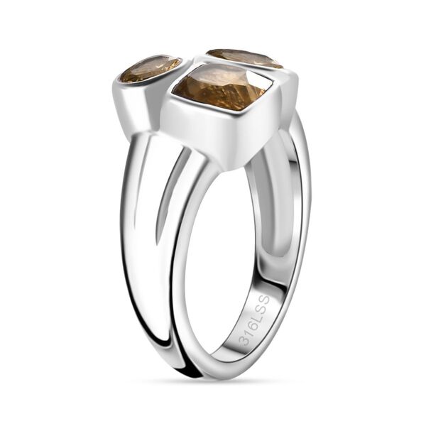 Citrin Ring Edelstahl (Größe 17.00) ca. 1,99 ct image number 5