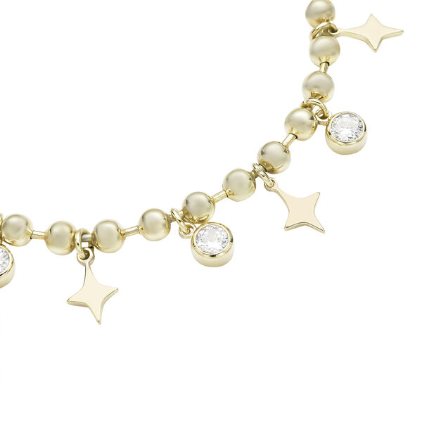 Weißer Zirkonia Bolo Armband ca. 15.25 cm Gold tone ca. 0,20 ct image number 4