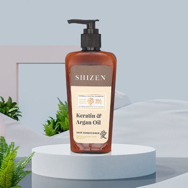 SHIZEN Keratin und Argan&ouml;l Haarsp&uuml;lung, 200ml image number 2