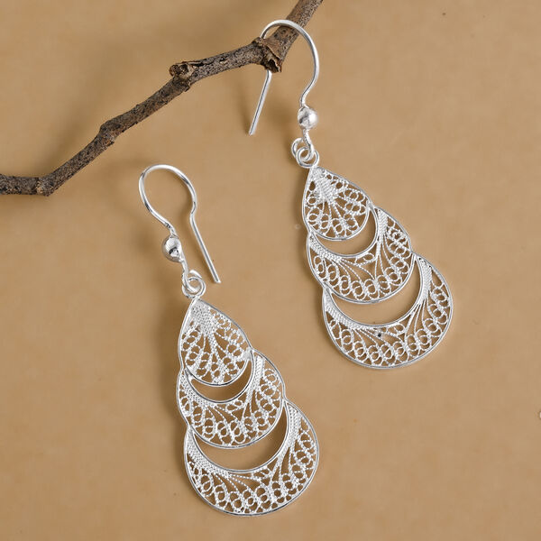 D'Joy Royal Bali- Tarakashi Ohrringe in 925 Silber image number 1