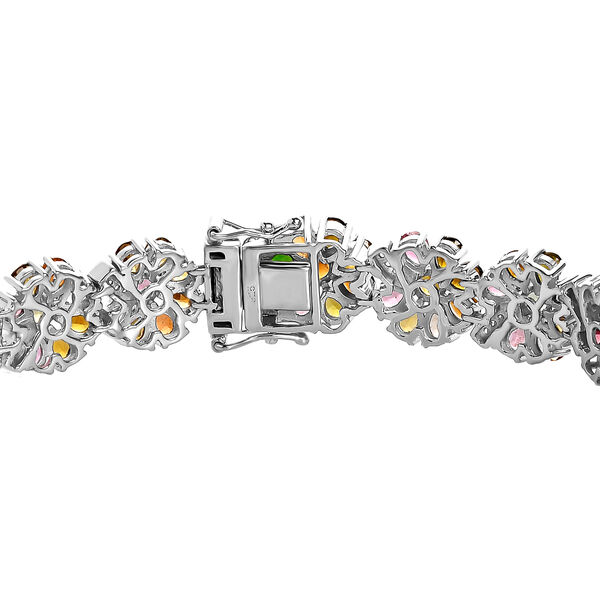 Mehrfarbiges Turmalin und Zirkon-Armband - 20,03 ct. image number 4