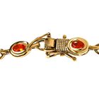 Salamanca Feueropal und Zirkon Halskette, 45 cm - 5,57 ct. image number 4