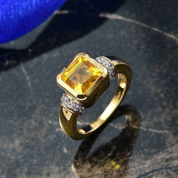 D'Joy Sphaleros Quarz und Zirkon Ring - 3,15 ct. image number 1