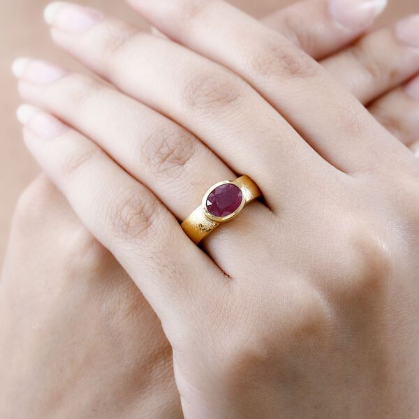 Afrikanischer Rubin Ring, ca. 2.63 ct. image number 3