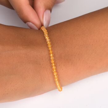 Citrin 19cm Armband - 10 ct.