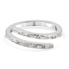 Diamant Ring 925 Silber platiniert (Größe 16.00) ca. 0,20 ct