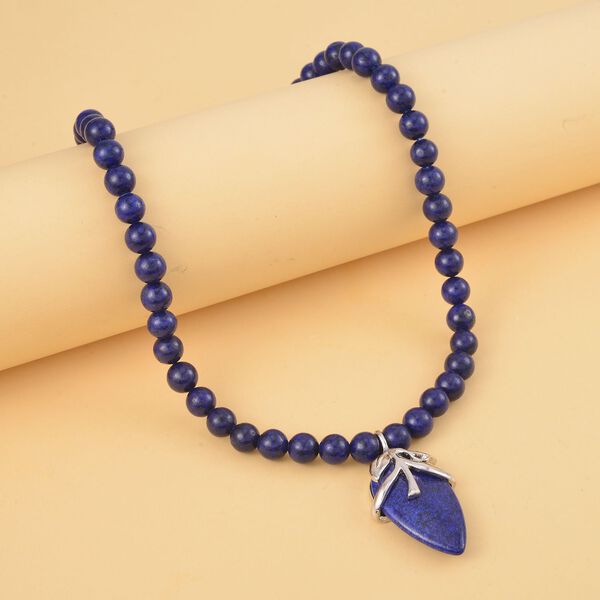 Lapislazuli Halskette ca. 45 cm, ca. 206.00 ct image number 2