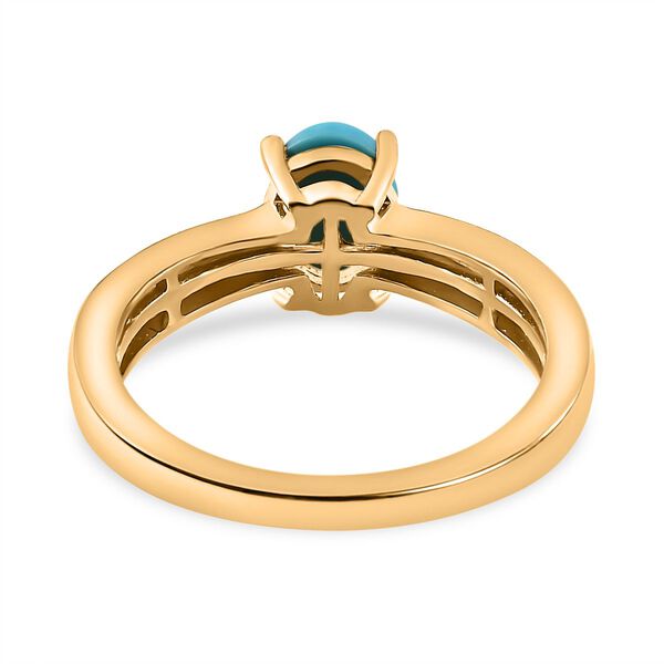 Natürlicher, amerikanischer Sleeping Beauty Türkis-Ring - 0,74 ct. image number 6