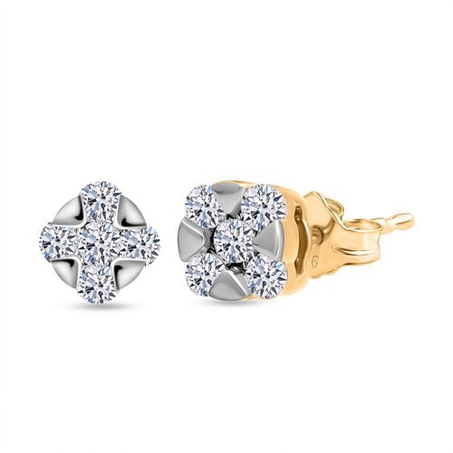 LUXURIANT DIAMOND- SI Labor Diamant Ohrringe - 0,49 ct. image number 0