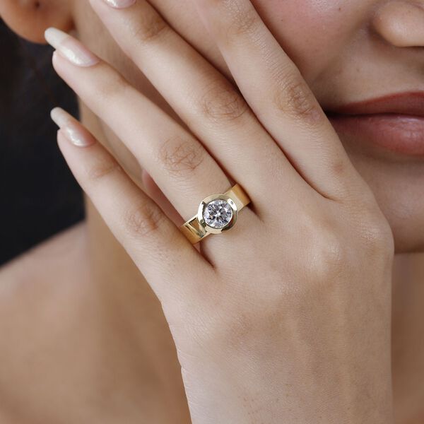 Moissanit Ring - 1,78 ct. image number 3