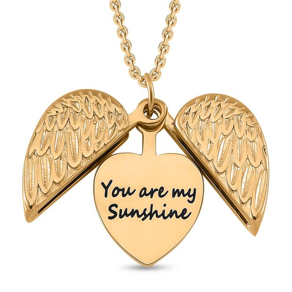 Reiner Edelstahl IP-GelbbeschichtungHalskette ca. 60 cm ca. 10,00g image number 4