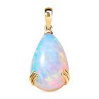AAAA Natürlicher, äthiopischer Welo Opal Anhänger 585 Gold ca. 15,12 ct.
