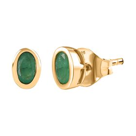 Kagem sambische Smaragd Ohrstecker - 0,48 ct.