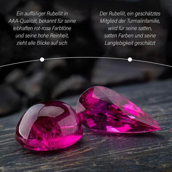 ILIANA AAA Rubellit und SI Diamant Ring in 750 Gold - 2,15 ct. image number 4