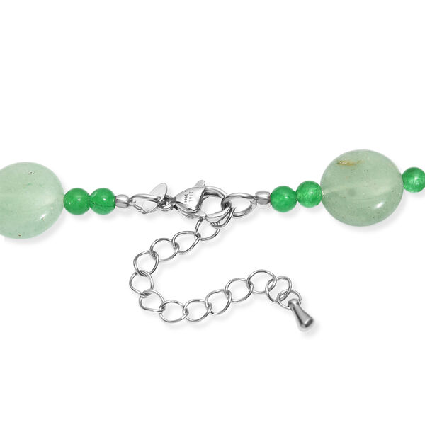 EverTrue gr&uuml;ne Aventurin 45+5cm Halskette - 240 ct. image number 3