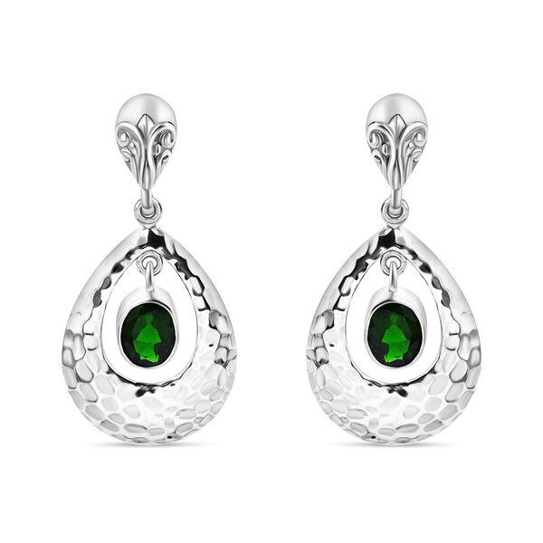 Royal Bali Kollektion - Nat&uuml;rliche Chromdiopsid Ohrringe - 2,52 ct.