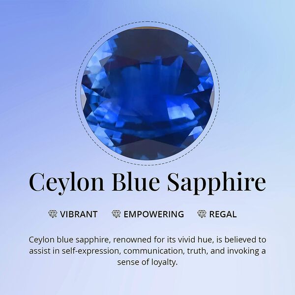 Ceylon Sapphire Oval Free Faceted Cut 4A 1.00 Ct image number 3