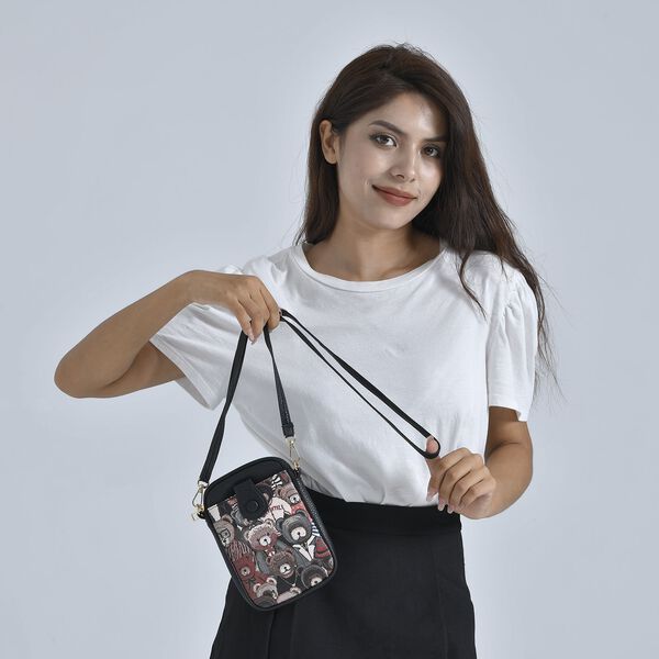 Crossbody Tasche aus Kunstleder, B&auml;r image number 3